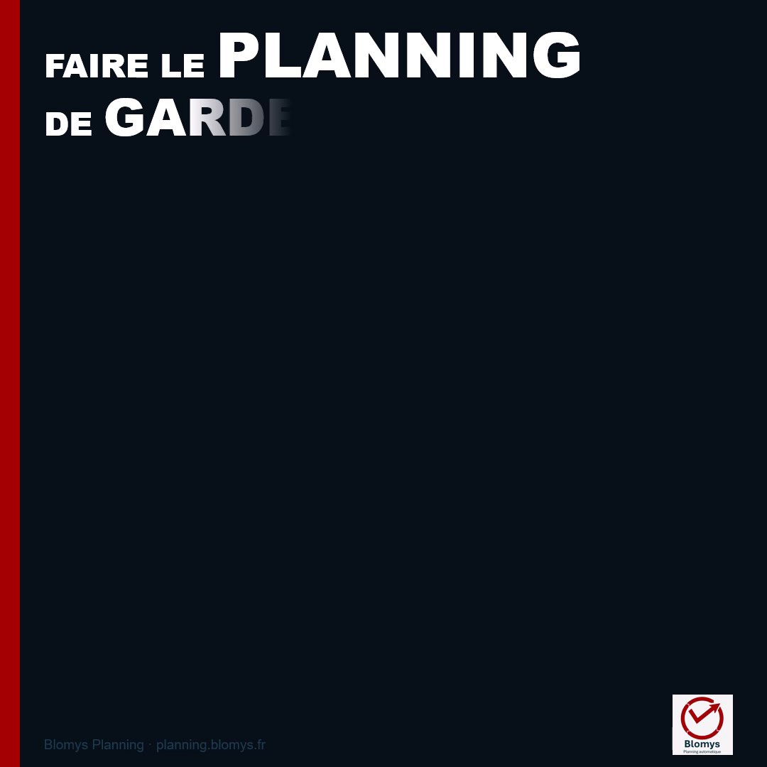 Découvrir Blomys Planning